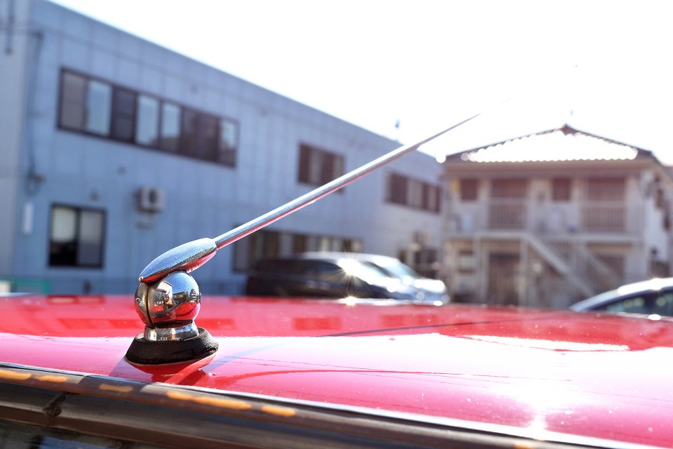 キャトルに使われていたアンテナですが、この形…絶妙〜！