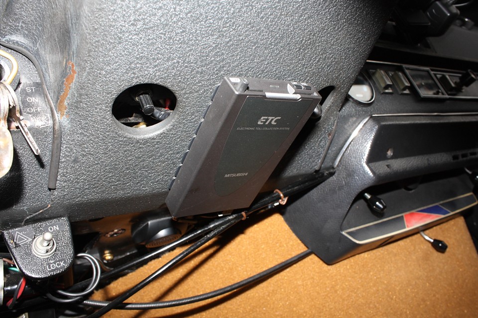 もちろんETCも装備！高速走行が得意なDSには必須アイテムですね。