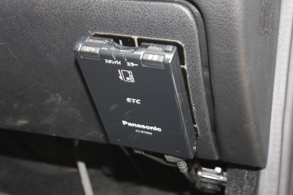 もちろんETC装備！パナ製のしゃべるヤツね。