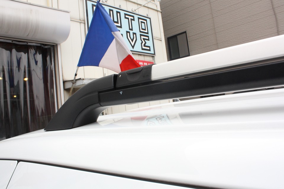 おっと、忘れてました。このルーフレールがスグレ物！通常はこの状態ですが…。