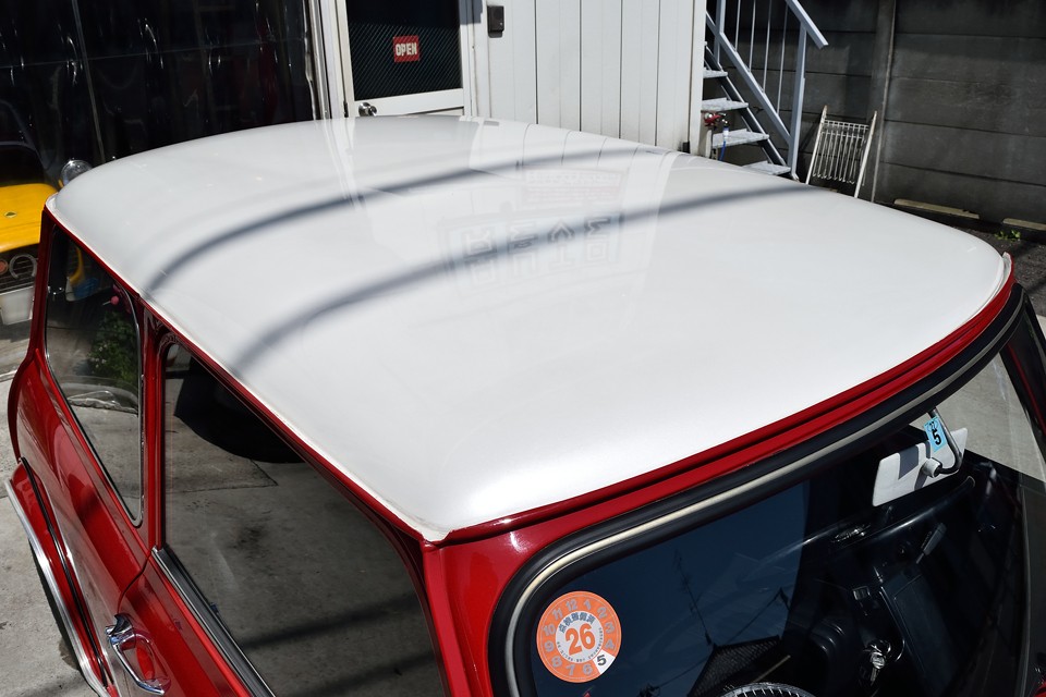 んっ？なんかハッキリクッキリした白だなぁと思ったら、何とパールホワイト塗装！こゆとこ大事～！