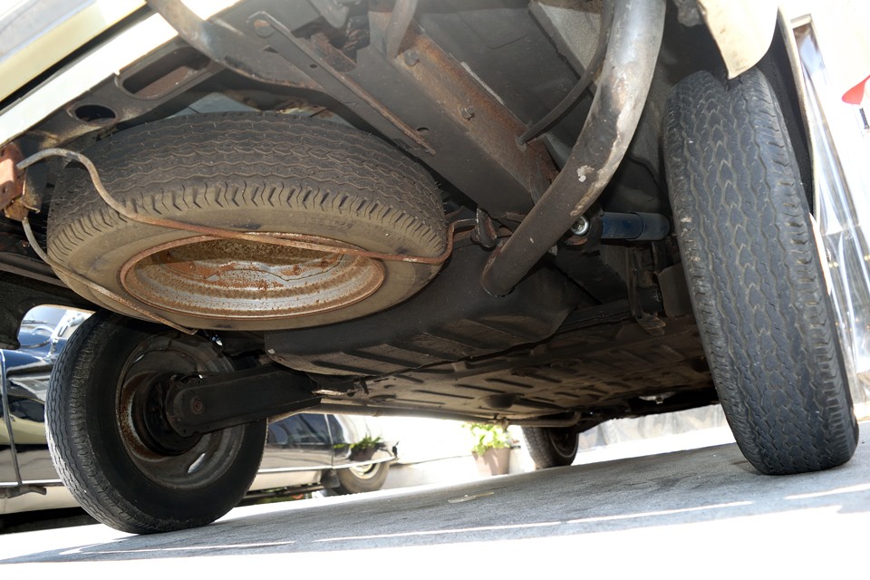 表面に薄いサビはどうしてもありますが、強度を損なう様な酷いサビ、腐食はありません！