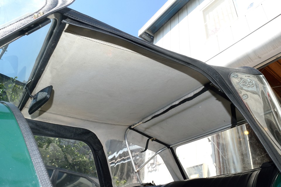 幌はほとんど使用されていない様です。まぁ、そりゃそうだと思います。はい。（笑）