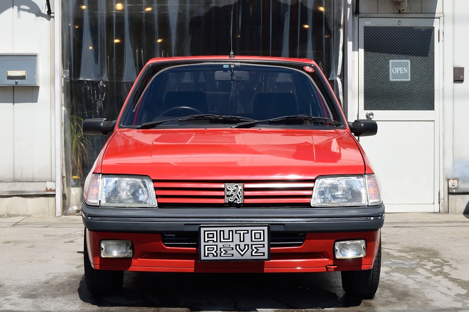 見るからに「フランス街角で良く見る素の205」なのです！・・・にしては、キレイ過ぎますが。