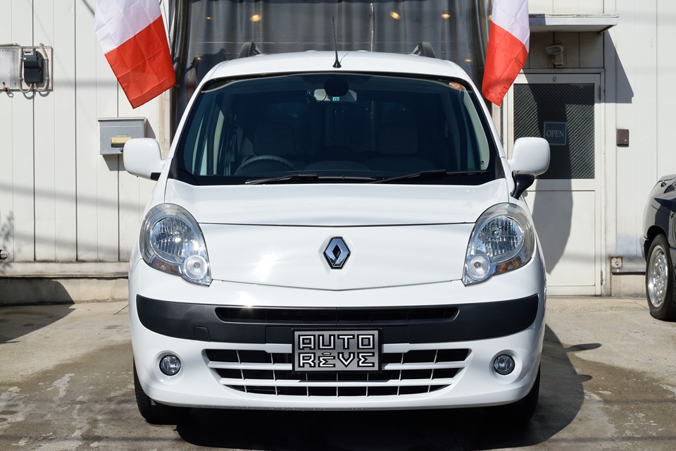 既にマイナーチェンジで顔は変ってしまいましたが、人気があるのはやっぱりこのイケメン顔！先代カングーから引き継ぐこのイメージがやっぱりカングーらしいのです！