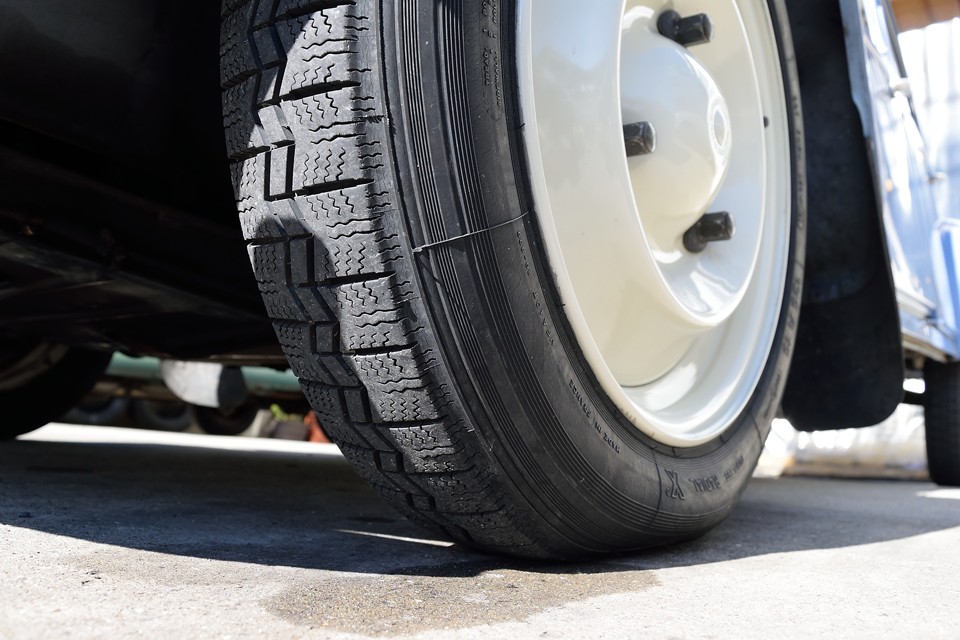 タイヤはミシュランXを装着！ちょっと古いですが、まだまだ山はタップリなので、当分交換の必要はなさそうです。