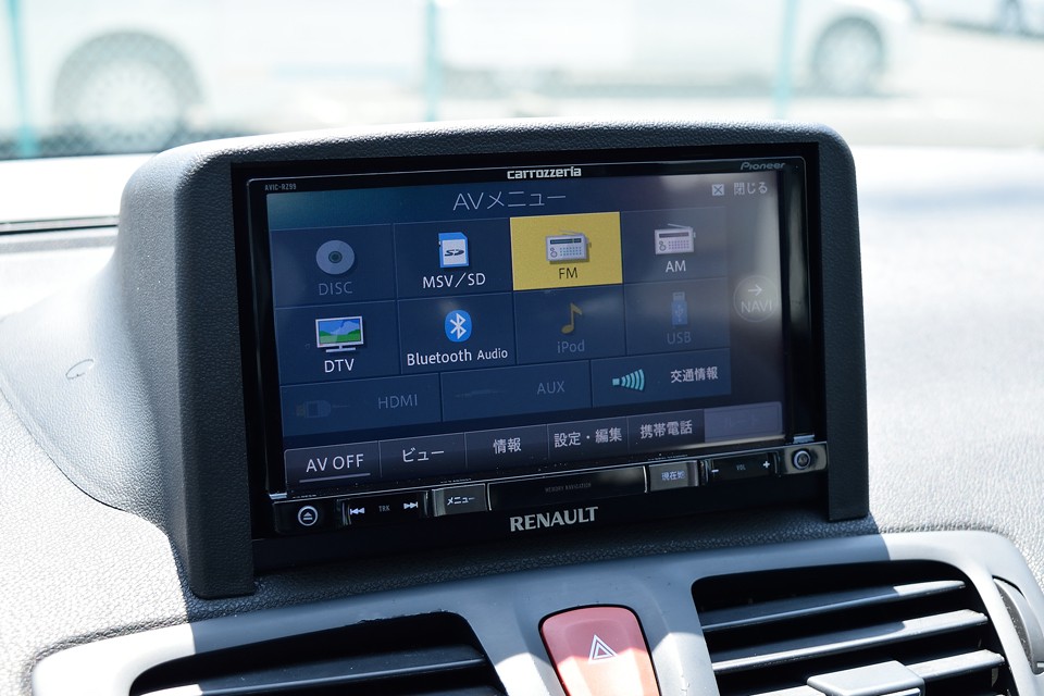 AVソースはご覧のものに対応！もちろんBluetooth接続でのスマホ再生もOK!