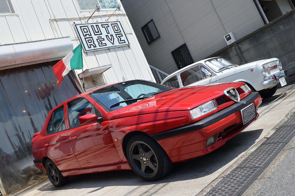 操るのは貴方？155？どちらにしても至福の喜びですけどね。いかがですかアルファロメオ155？