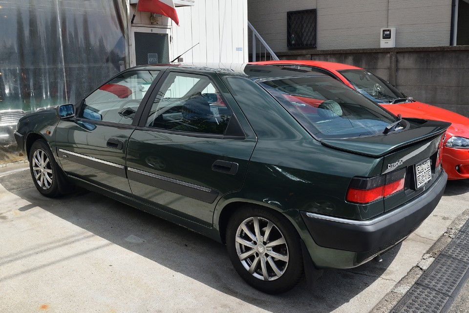 この色味が醸し出す雰囲気は少し野暮ったさを感じる前期型のエグザンのイメージを払拭し、後期型の洗練されたイメージに似た感じさえするのです。