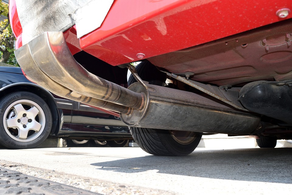 前述のリアウイングと同じくユニコルセ製で、94～95年にJTCC参戦した155 D2用に製作された4本のうちの1本とのこと。（その昔、ユニコルセさんから伺いました。レースの詳細は、https://www.unicorse.co.jp/unicorse-racing/company/history.html　にて。）