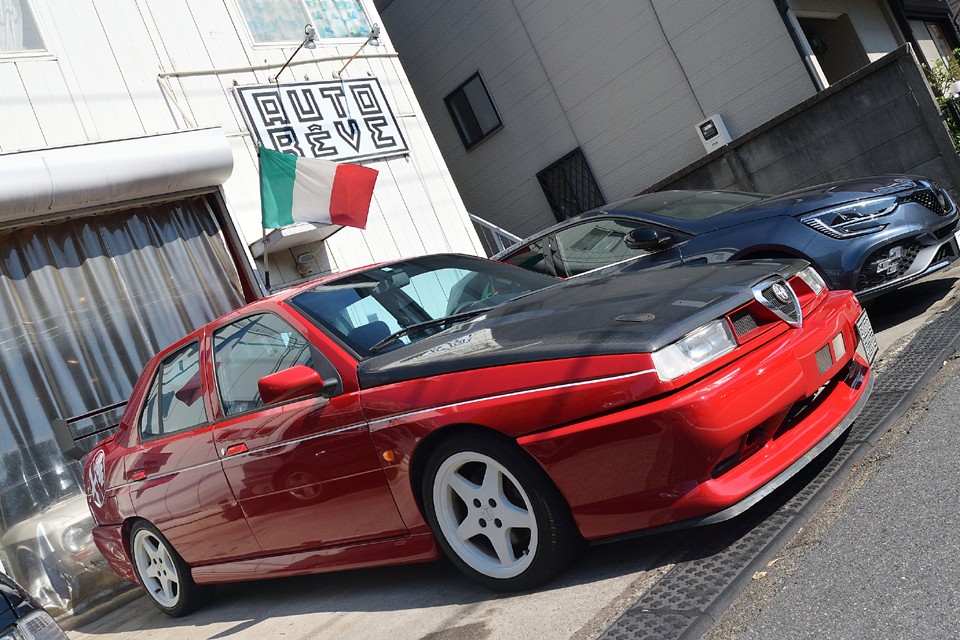 日常と非日常の間に・・・アルファロメオ155V6リミテッド官能バージョン！いかがですか？