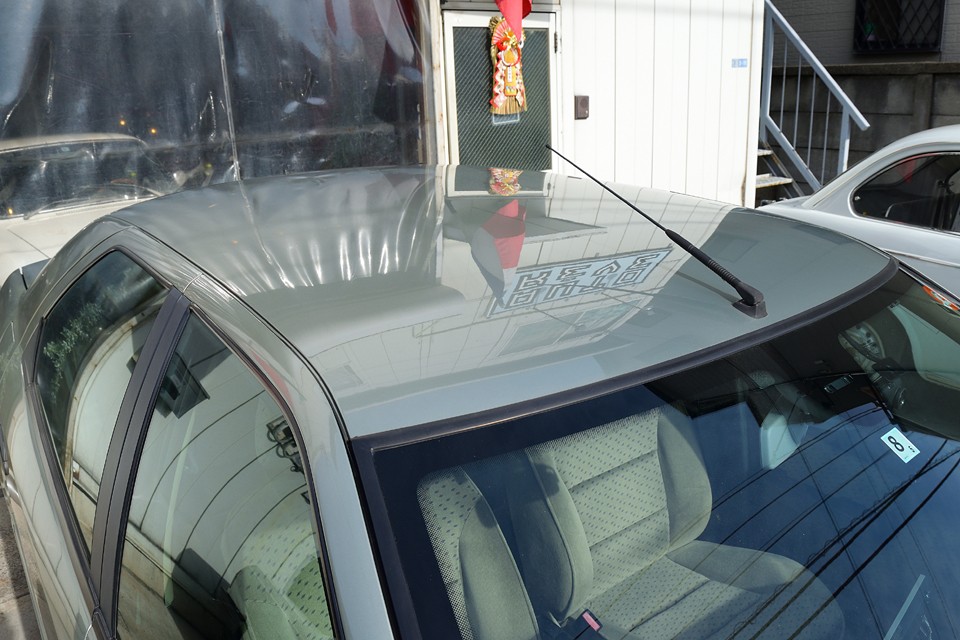 一番劣化しやすいルーフの塗装ももちろんピッカピカ！素晴らしい～！